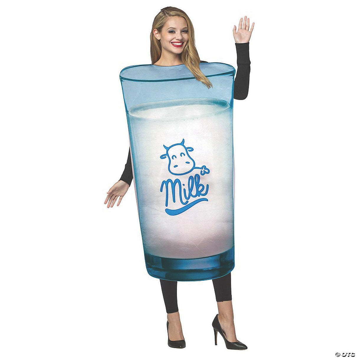 Adults Get Real Milk Costume – Funny Breakfast Drink Halloween Cosplay Outfit
