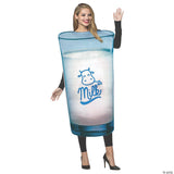 Adults Get Real Milk Costume – Funny Breakfast Drink Halloween Cosplay Outfit
