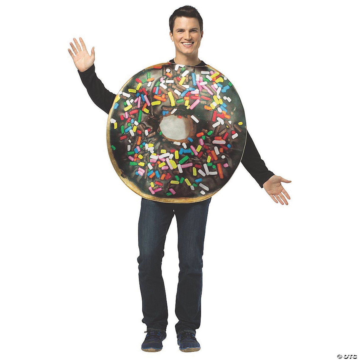 Adults Get Real Doughnut Costume - Halloween Costume Accessory Party Dress Up