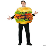 Adults Get Real Chicken Sandwich Costume – Funny Food Halloween Cosplay Outfit