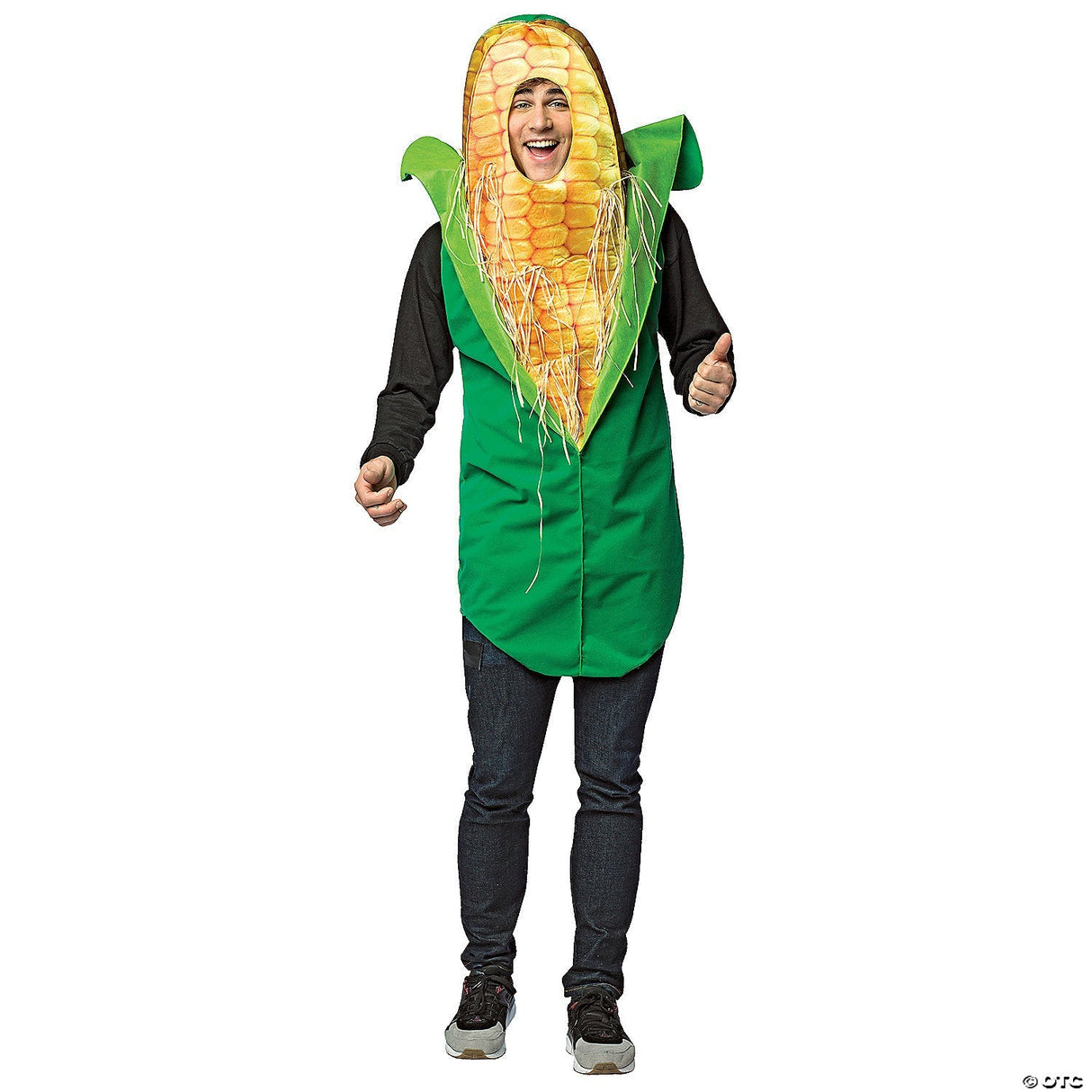 Adults Corn on the Cob Costume – Funny Food Halloween Cosplay Party Outfit
