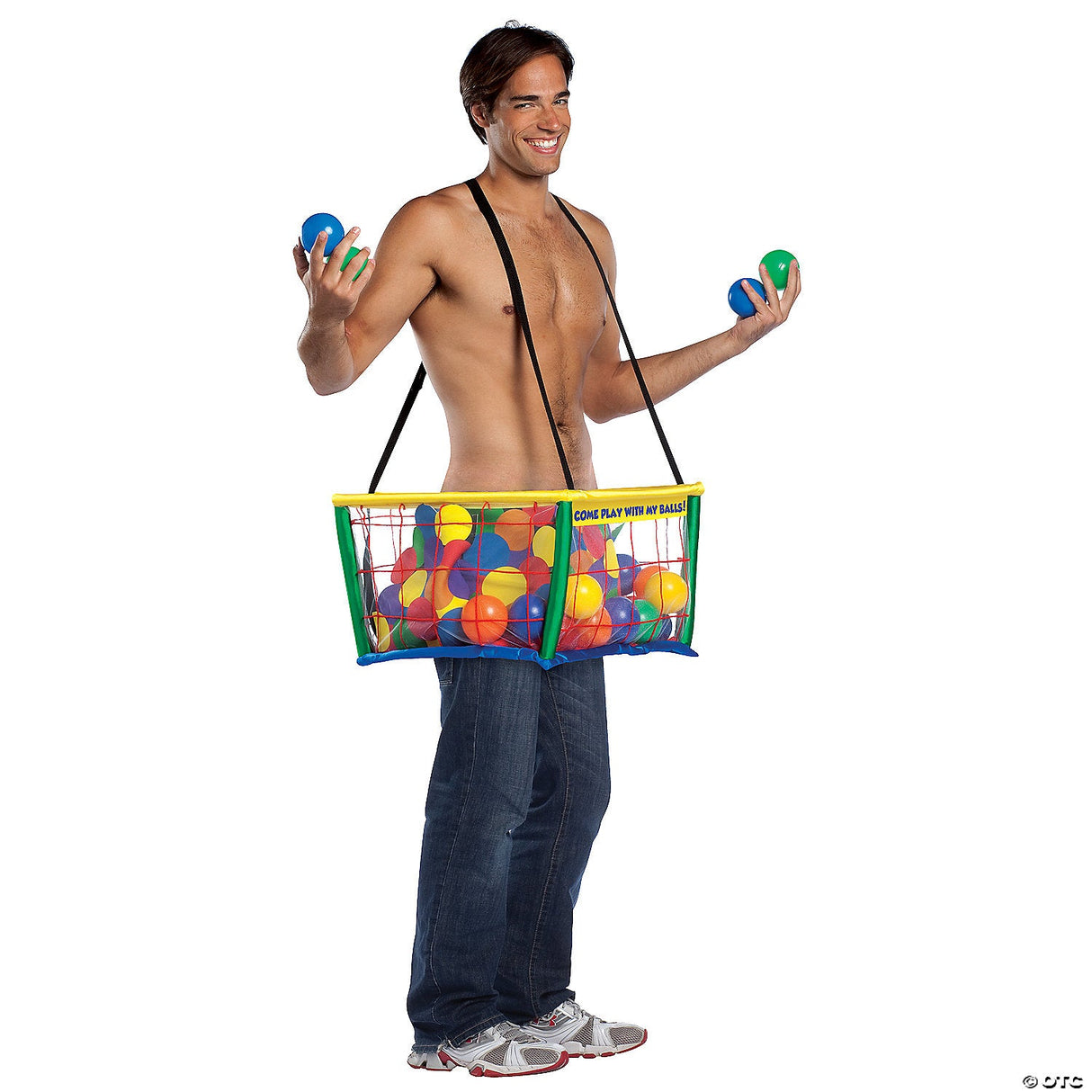 Adult Ball Pit Costume – Funny Colorful Toy Game Halloween Party Cosplay Outfit