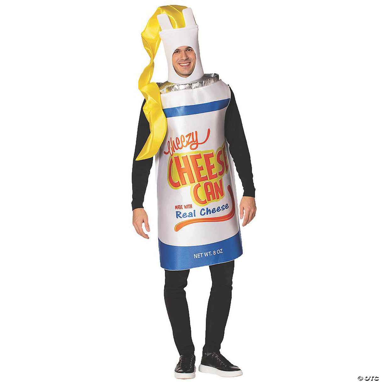 Adult's Cheezy Cheese Spray Can Costume