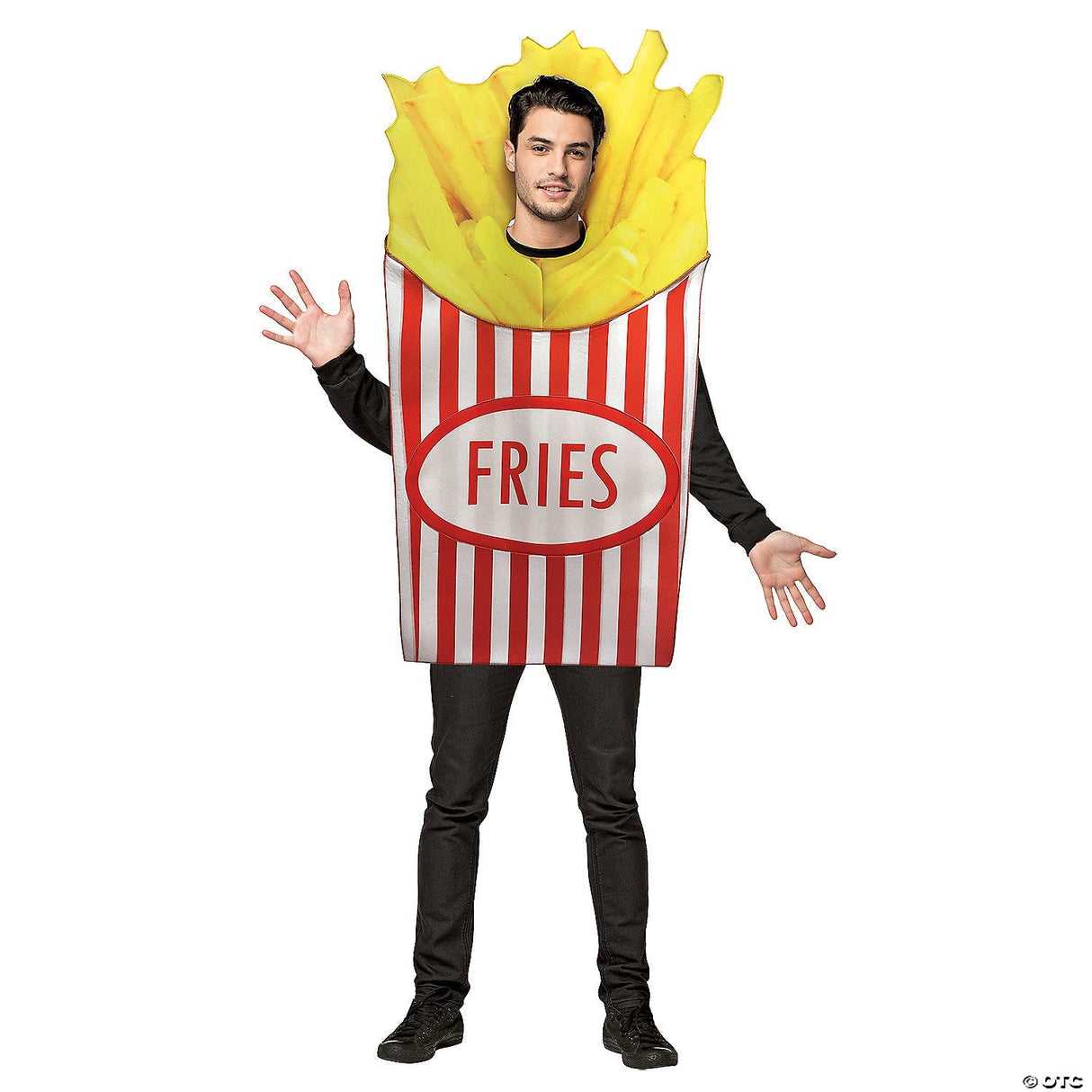 Adults French Fries Costume – Funny Food Halloween Party Cosplay Outfit