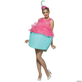 Adults Cupcake Costume – Funny Sweet Dessert Halloween Cosplay Party Outfit