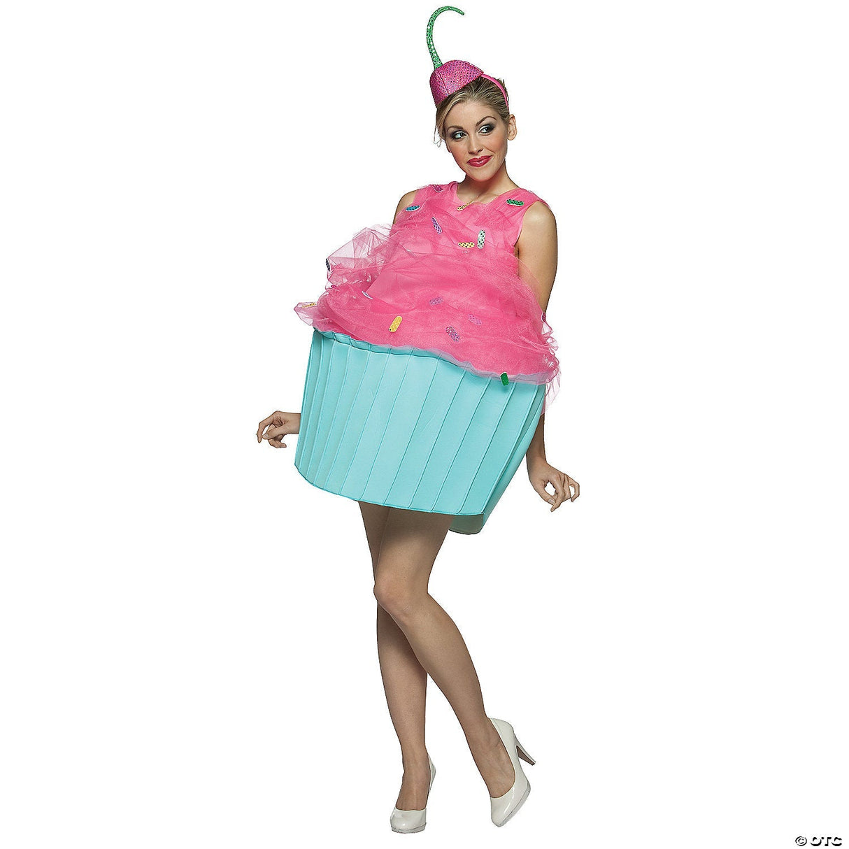 Adults Cupcake Costume – Funny Sweet Dessert Halloween Cosplay Party Outfit
