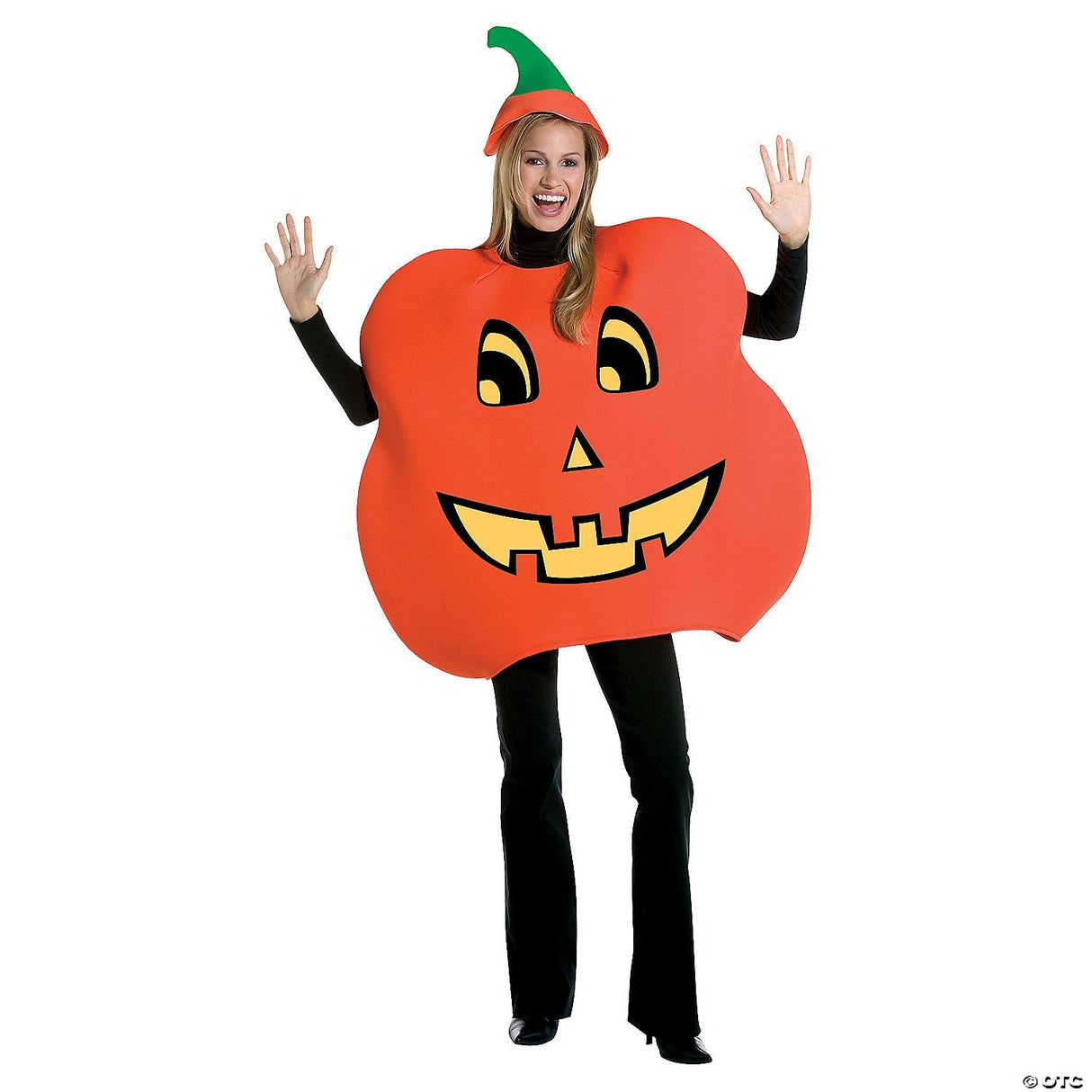 Adults Pumpkin Costume – Classic Fall Halloween Party Cosplay Outfit