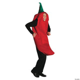 Adults Chili Pepper Costume – Funny Spicy Food Halloween Cosplay Party Outfit