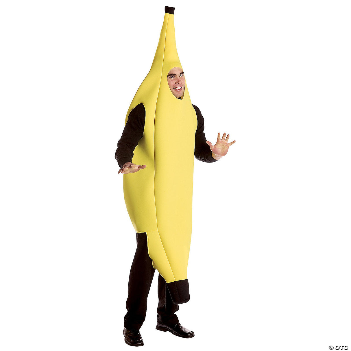 Adults Banana Costume – Funny Fruit Halloween Party Cosplay Outfit