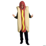 Adults Hot Dog Costume – Funny Food Halloween Cosplay Party Outfit