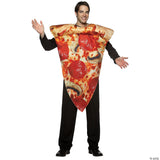 Adults Pizza Slice Costume – Funny Food Halloween Cosplay Party Outfit