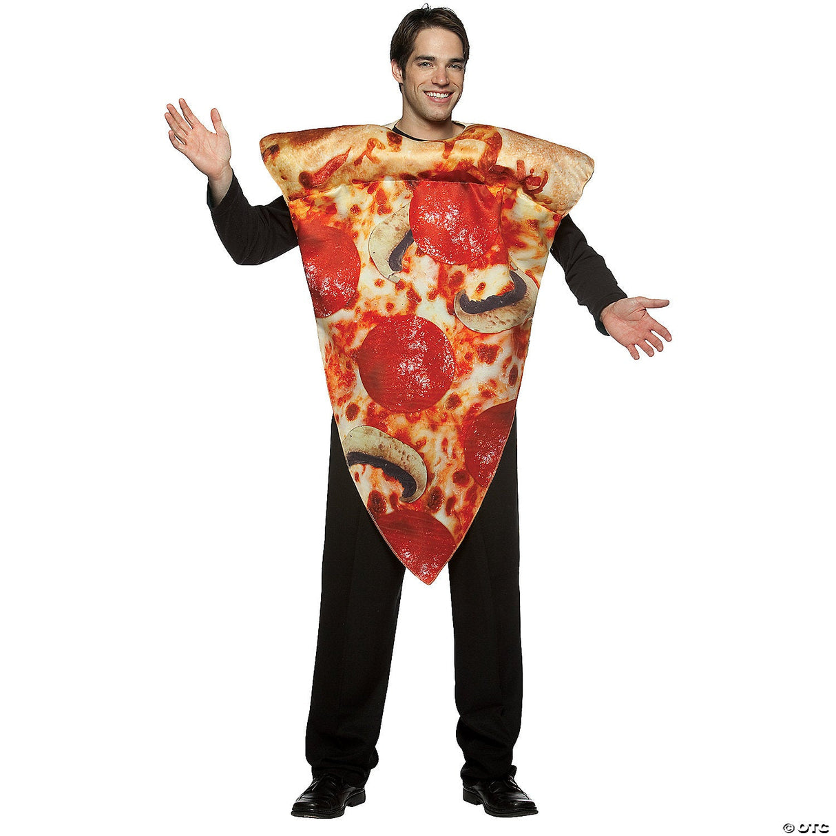 Adults Pizza Slice Costume – Funny Food Halloween Cosplay Party Outfit