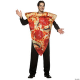 Adults Pizza Slice Costume – Funny Food Halloween Cosplay Party Outfit