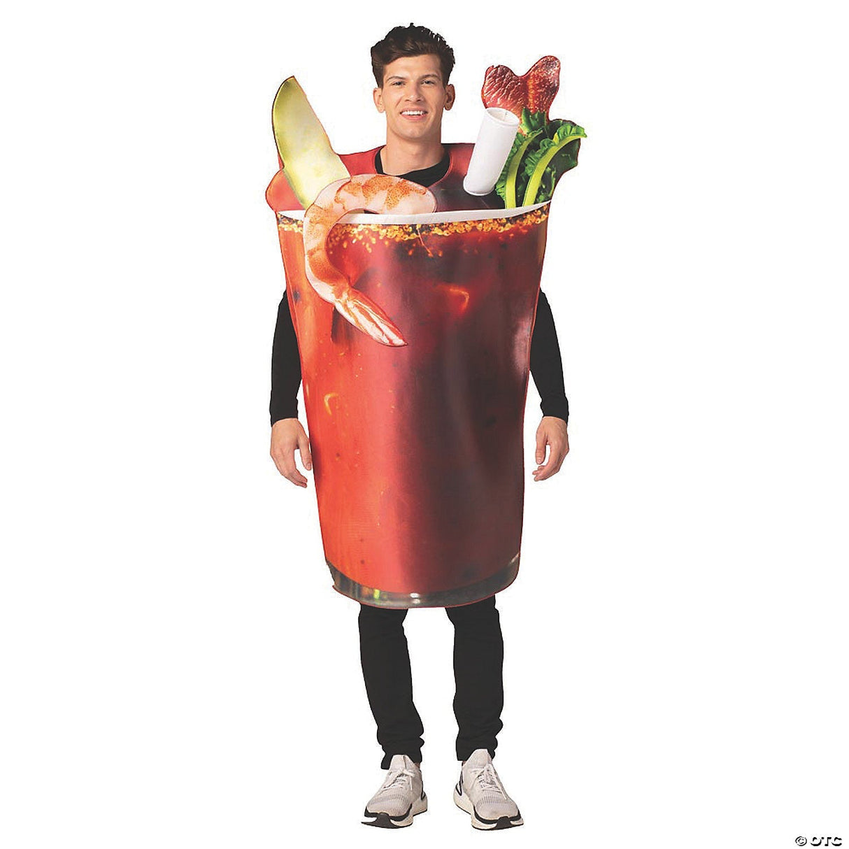 Adults Bloody Mary Tunic Costume – Funny Drink Halloween Cosplay Party Outfit