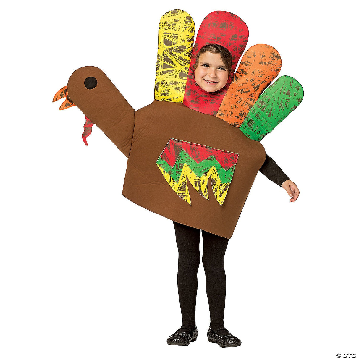 Child's Hand Turkey Costume - Halloween Costume Cosplay & Party Outfit For Kids