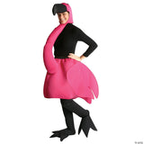 Adults Flamingo Costume – Funny Pink Bird Halloween Cosplay Party Outfit