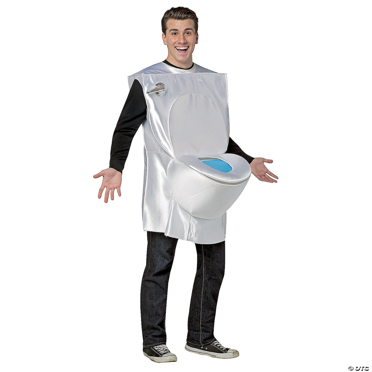 Adult Toilet Costume – Hilarious Bathroom Gag Halloween Party Outfit for Adults