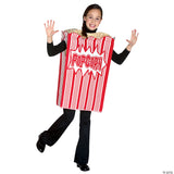 Kids Movie Night Popcorn Costume - Kids Halloween Costume Cosplay & Party Outfit