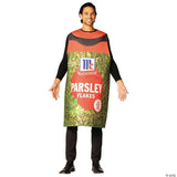 Adults Mccormick™ Parsley Flakes Costume - Funny Green Herb Cosplay Outfit