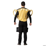 Adults Participant Trophy Costume – Funny Winner Halloween Party Cosplay Outfit