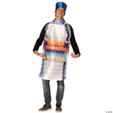 Adults Plastic Water Bottle Costume – Funny Drink Halloween Party Cosplay Outfit