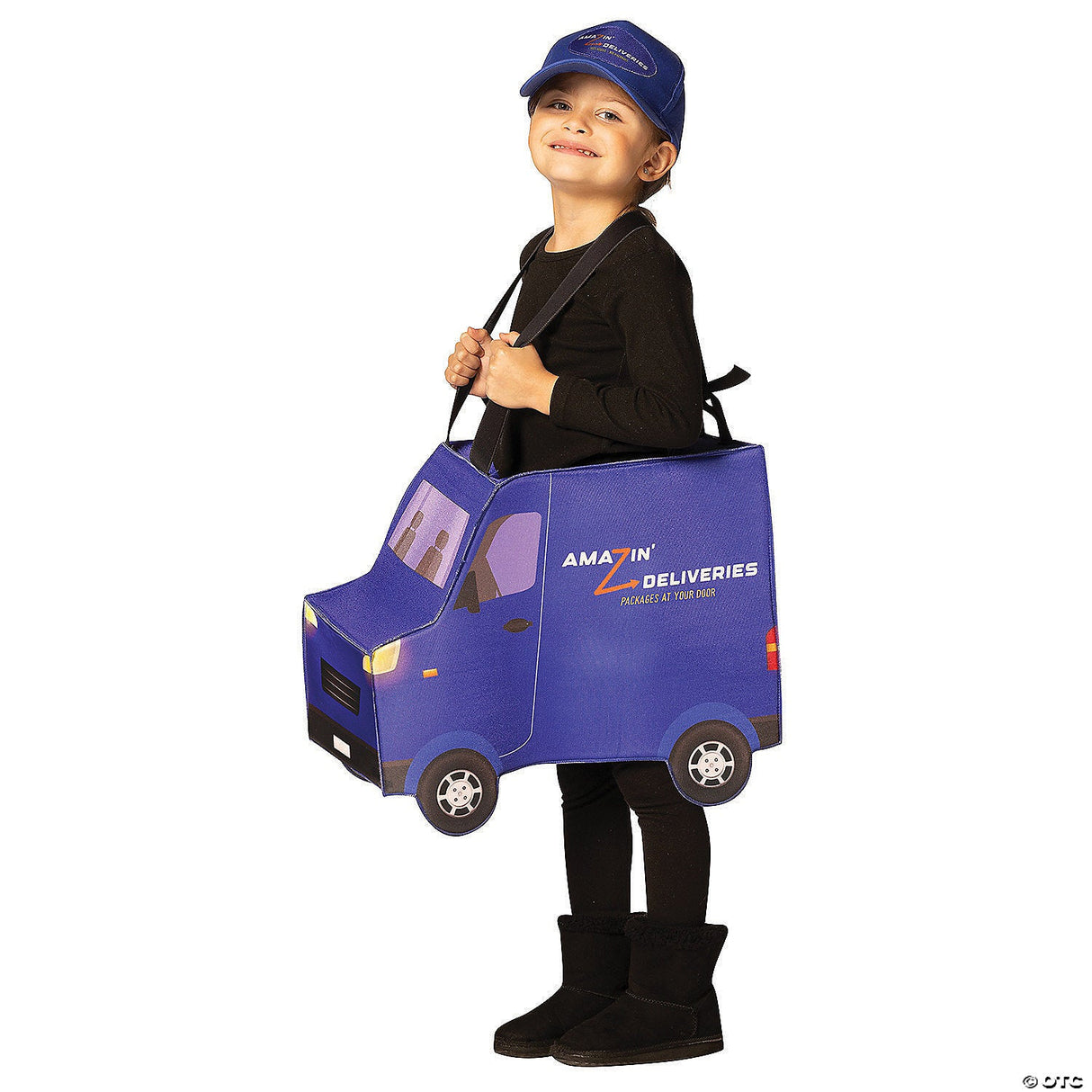 Kids Amazin’ Deliveries Truck Costume - Small 3-6 - Kids Halloween Costume Cospl