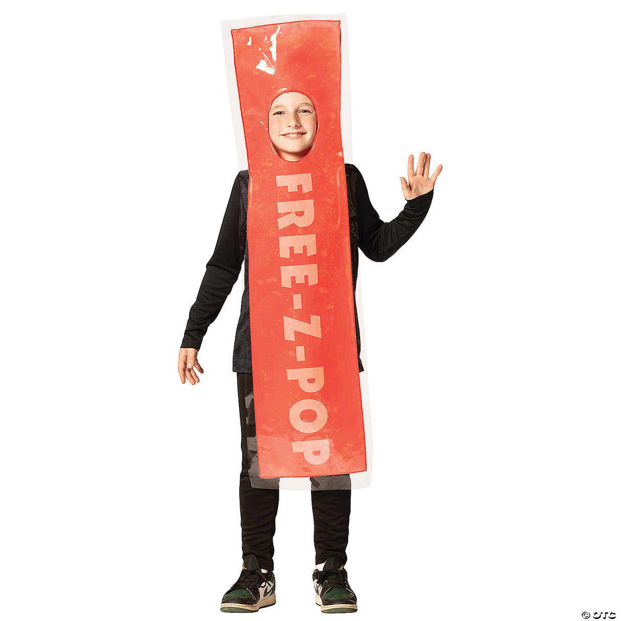 Kids Red Free-z-pop Ice Costume - Medium 7-10 - Kids Halloween Costume Cosplay &