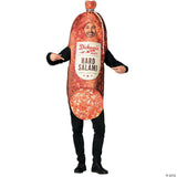 Adults Smoked Hard Salami Costume – Funny Food Halloween Party Cosplay Outfit
