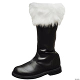 Santa Boots Size 8/9 Black – Christmas & Halloween Costume Footwear