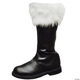 Santa Boots Size 8/9 Black – Christmas & Halloween Costume Footwear