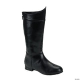 Adult Black Superhero Boots Size 10-11 – Men’s Halloween Costume Footwear