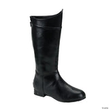 Adult Black Superhero Boots Size 10-11 – Men’s Halloween Costume Footwear