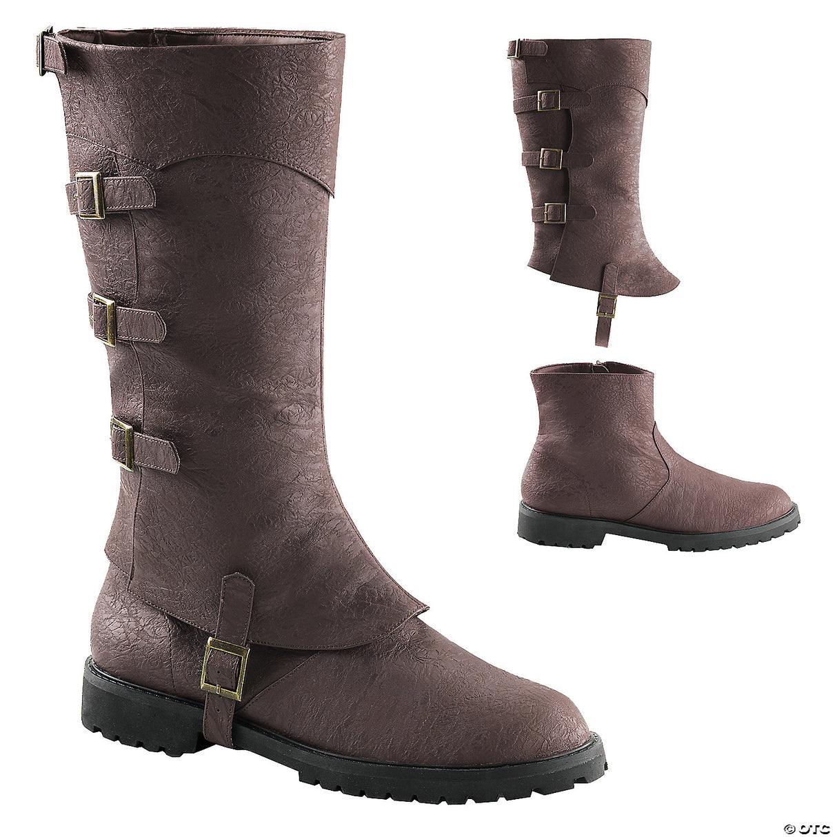 BROWN BOOTS-SZ-8-9