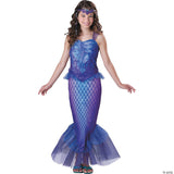 MYSTERIOUS MERMAID MED. 10-12 - Tween Girls Halloween Costume Cosplay Party Dres
