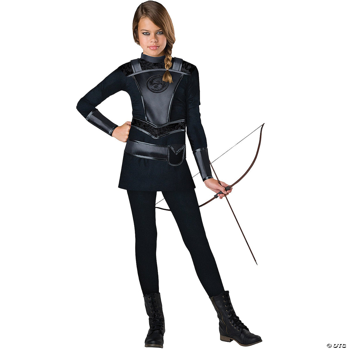 WARRIOR HUNTRESS TWEEN-SM - Tween Girls Halloween Costume Cosplay Party Dress