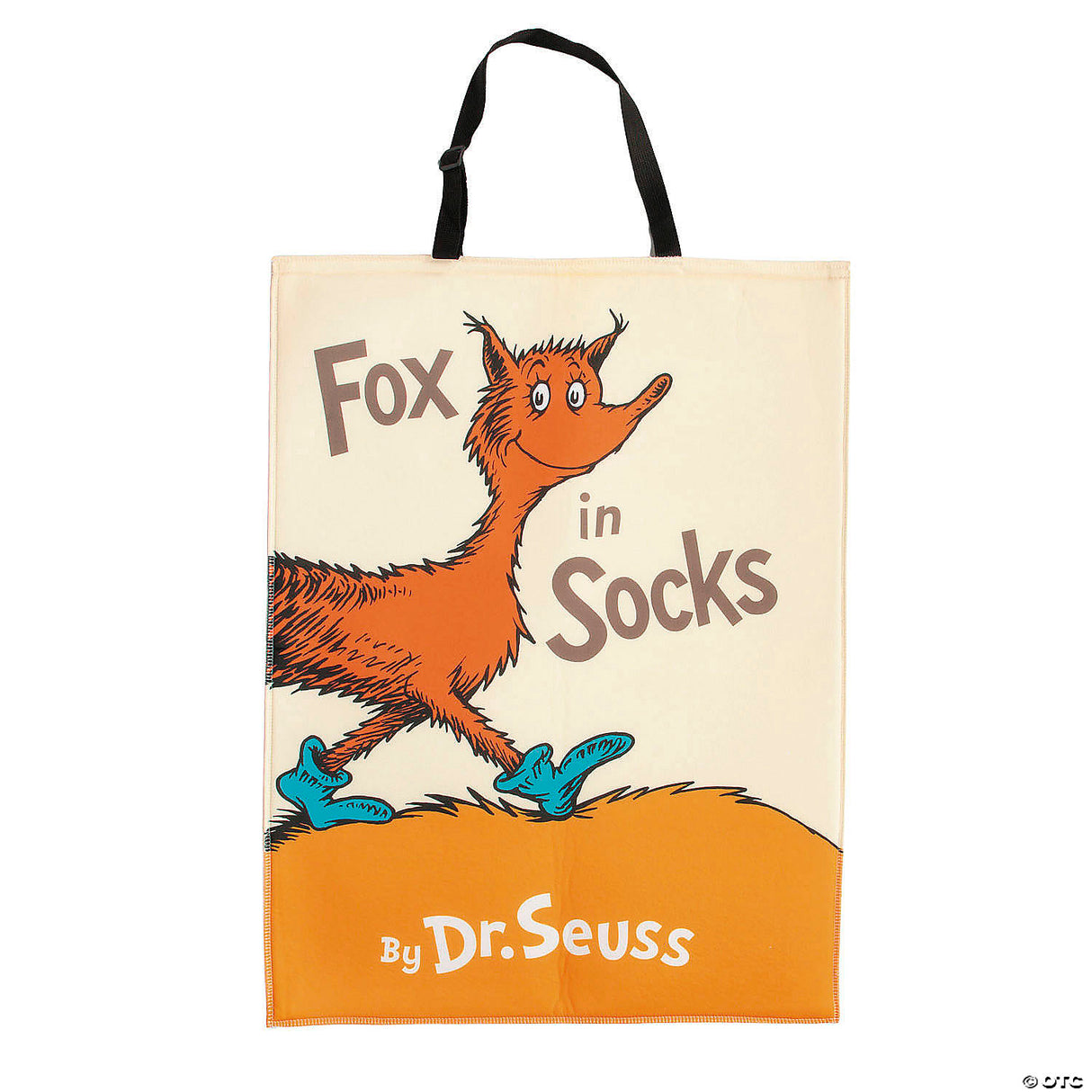 Seuss Adult Fox Socks Quick Change Cover – Dr. Seuss Character Costume Accessory
