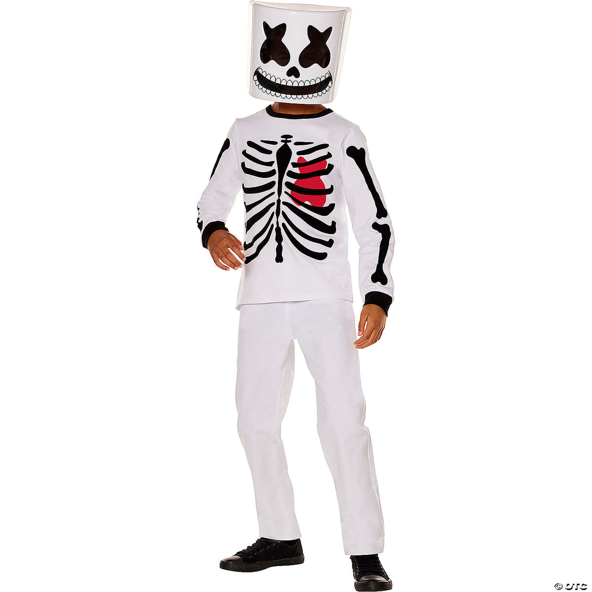 Chld By Marshmello Skeleton Md - Halloween Costume Cosplay & Party Outfit Kids