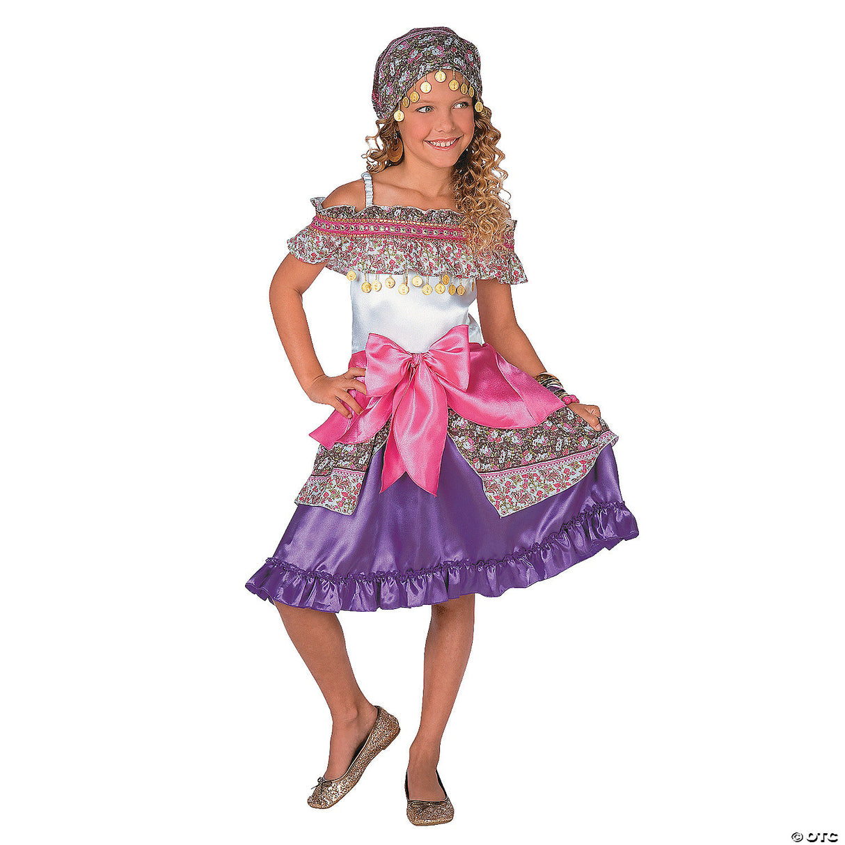 Girl's Deluxe Gypsy Costume - Small