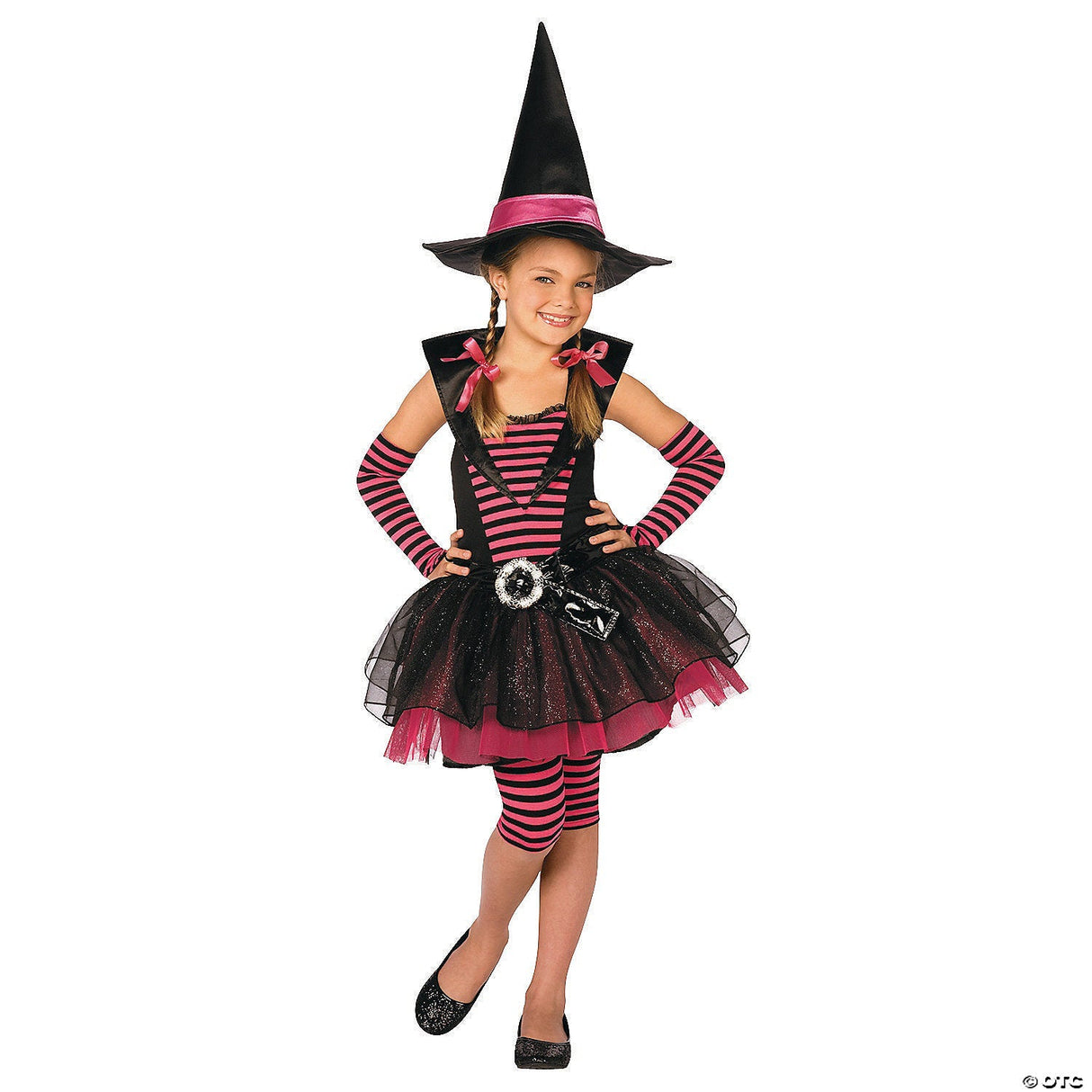 STRIPEY WITCH CHILD SMALL 4-6 Halloween Costume Cosplay & Party Outfit For Kids