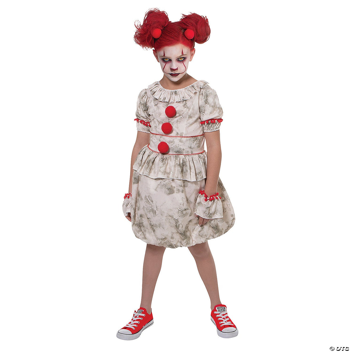 CHILD DANCING CLOWN-MD Halloween Costume Cosplay & Party Outfit For Kids