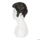 Human Hair 50's Rocker Wig Black