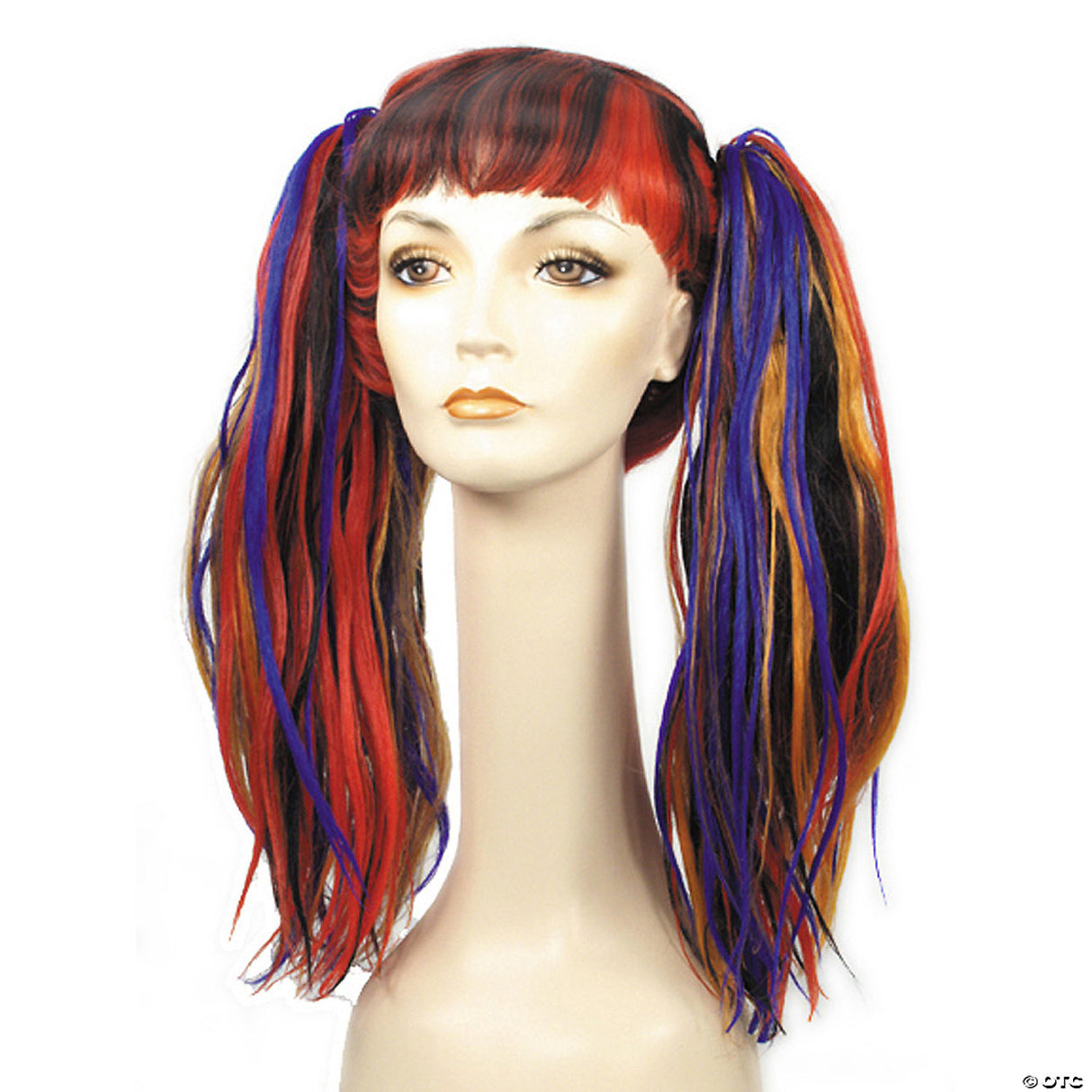 Rainbow Anime Twin B Wig