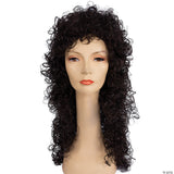 PLABO CURLY WIG-DK PURPLE