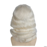 Santa Wig 004 White Yak Fiber