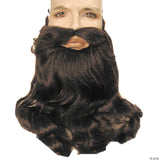 BEARD MUSTACHE DELUXE WHITE