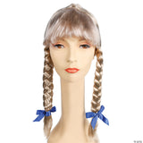 BRAIDED WIG WITH BANGS