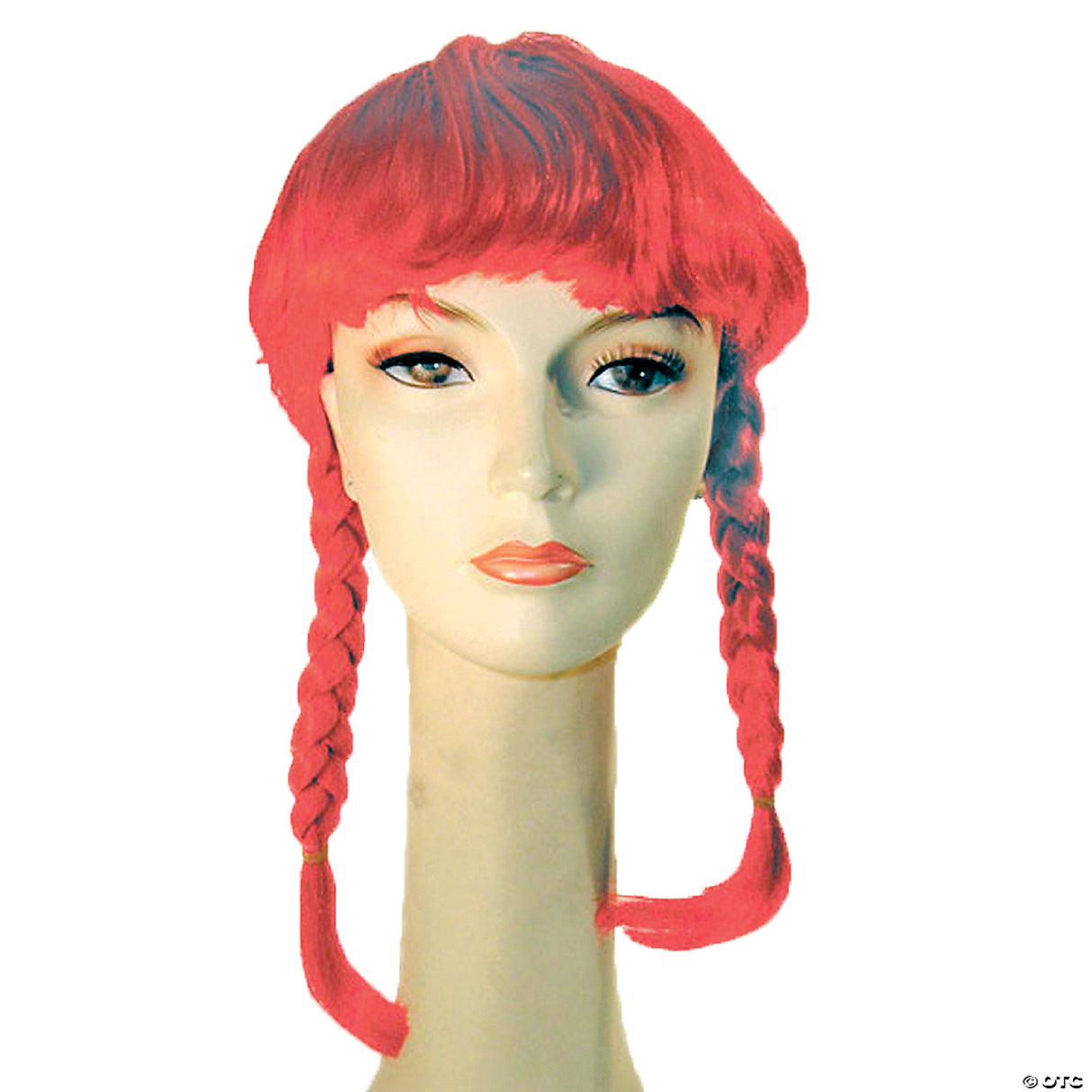 Adults Orange Bargain Version Braided Wig