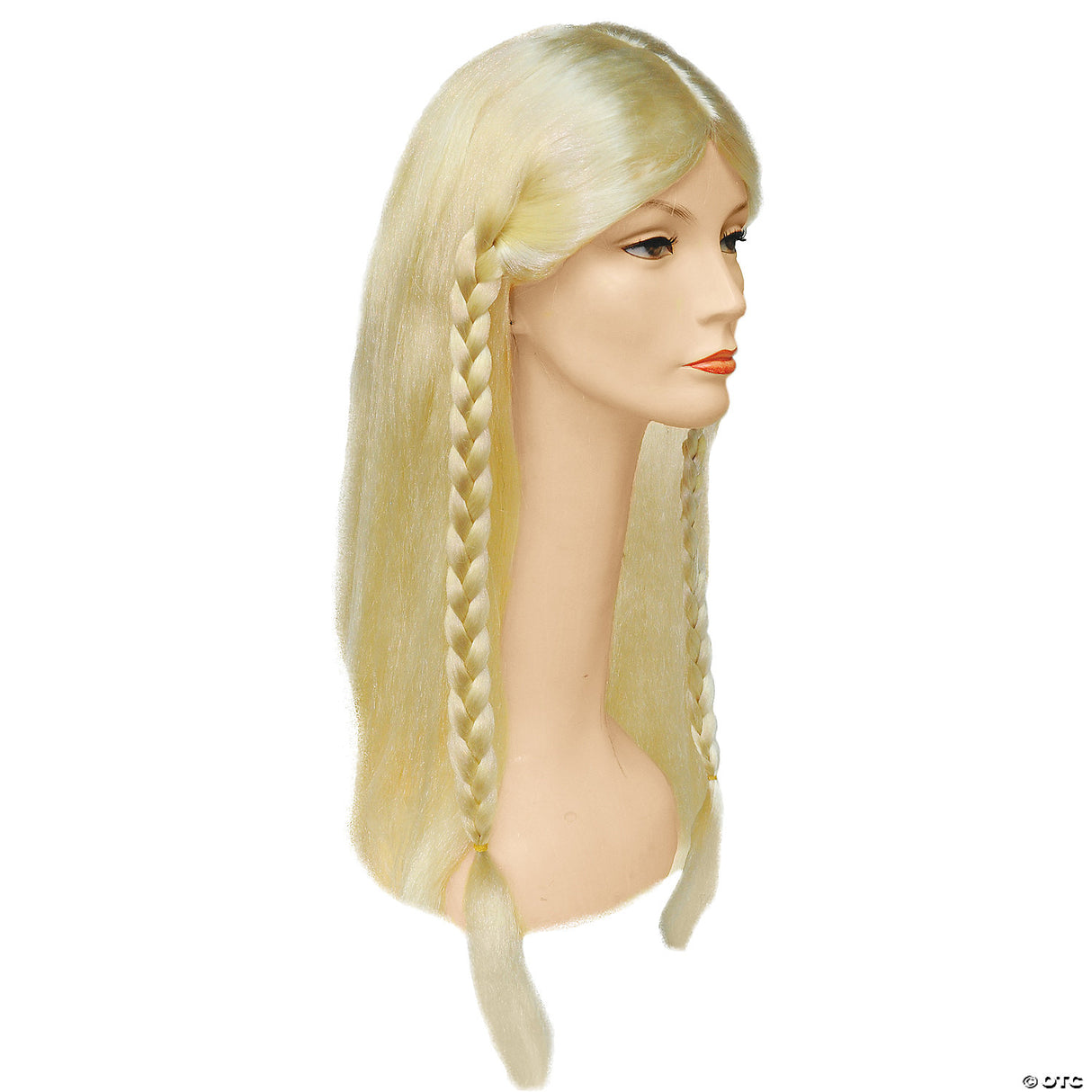 Adults Blonde Wig With Side Braids