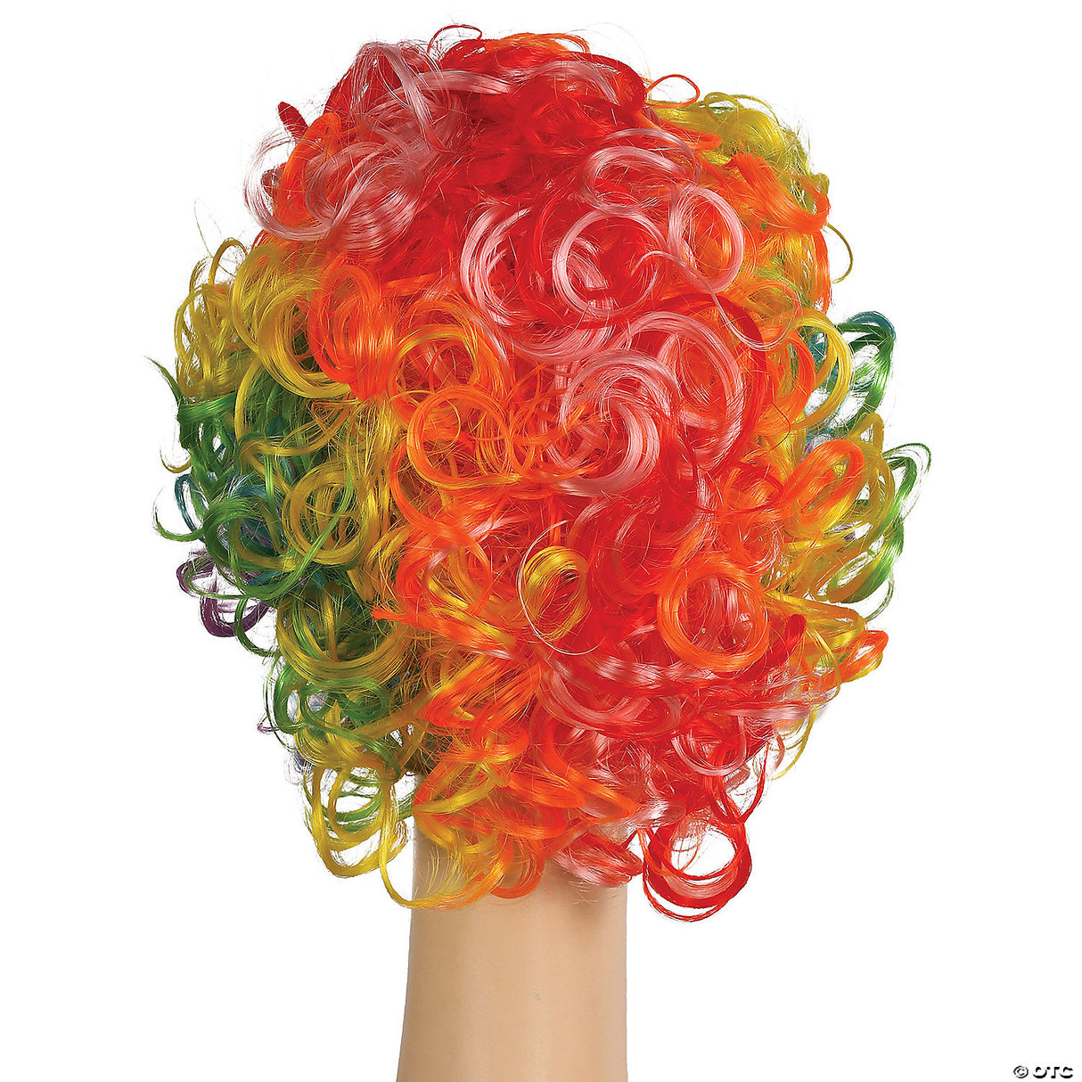 CURLY CLOWN WIG-YELLOW