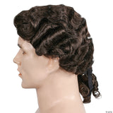 ARISTOCRAT COLONIAL MAN WIG-WHITE